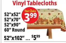 Ocean State Job Lot Vinyl Tablecloths offer