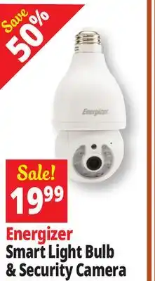 Ocean State Job Lot Energizer Smart Light Bulb & Security Camera offer