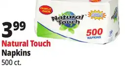 Ocean State Job Lot Natural Touch Family Pack 1-Ply Paper Luncheon Napkins 500-count offer
