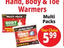 Ocean State Job Lot Hand warmers offer