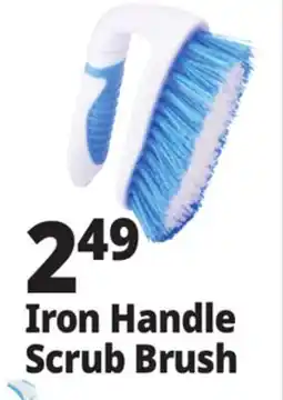 Ocean State Job Lot Gleam Iron Handle Scrub Brush offer