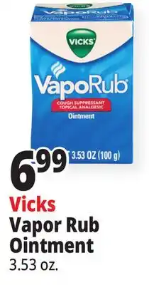 Ocean State Job Lot Vicks Vapor Rub offer
