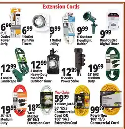 Ocean State Job Lot Extension Cords offer