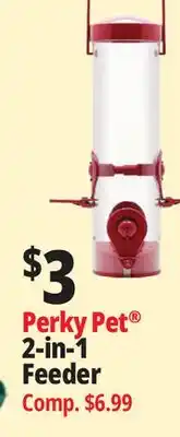 Ocean State Job Lot Perky Pet 2-in-1 Feeder offer