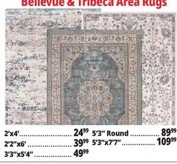 Ocean State Job Lot Tribeca & Bellevue Rugs offer