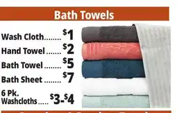 Ocean State Job Lot Bath Towels offer