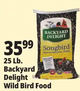Ocean State Job Lot Backyard Delight Songbird Food 25 lbs offer