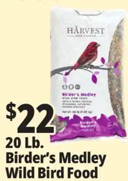 Ocean State Job Lot Harvest Birder's Medley Wild Bird Food 20 lbs offer