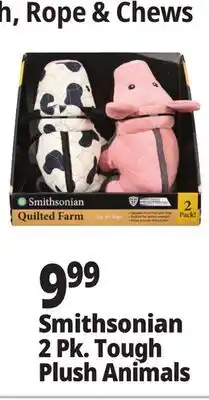 Ocean State Job Lot Smithsonian 2 Pk. Tough Plush Animals offer