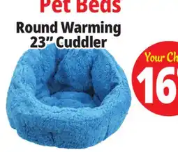 Ocean State Job Lot Round Warming 23 Cuddler Pet Bed offer