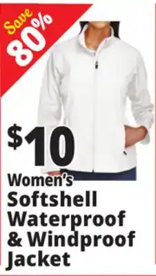 Ocean State Job Lot Women's Softshell Waterproof & Windproof Jacket offer