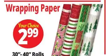 Ocean State Job Lot Christmas Gift Wrap offer