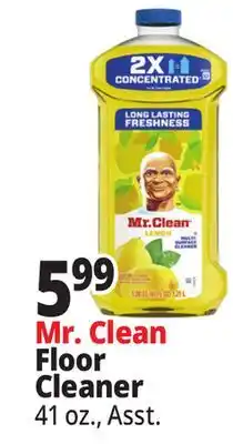 Ocean State Job Lot Mr. Clean Floor Cleaner offer