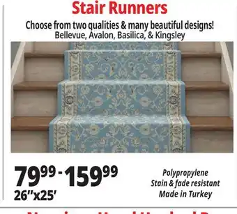 Ocean State Job Lot Stair Runners offer