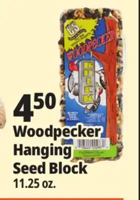 Ocean State Job Lot Woodpecker Hanging Seed Block offer