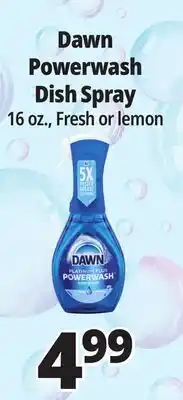 Ocean State Job Lot Dawn Powerwash Dish Spray offer