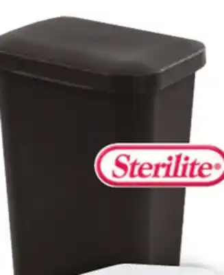 Ocean State Job Lot Sterilite Step-On Black Wastebasket 11.9 Gal offer