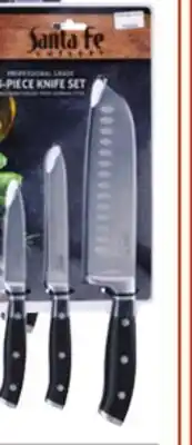 Ocean State Job Lot Santa Fe Professional Grade Knife Set 3 Piece offer
