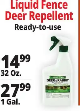 Ocean State Job Lot Liquid Fence Deer & Rabbit Repellent 32 oz offer