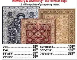 Ocean State Job Lot Newbury & Gramercy Rugs offer