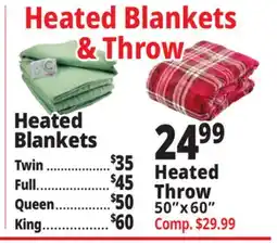 Ocean State Job Lot Heated Throw offer