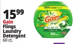 Ocean State Job Lot Gain Flings Oxi Boost and Febreze Original Scent Laundry Detergent Pacs 60 Count offer