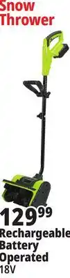 Ocean State Job Lot Turbulenz Cordless 18V Electric Snow Shovel offer