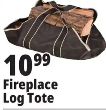 Ocean State Job Lot Open Hearth Fireplace Log Tote offer