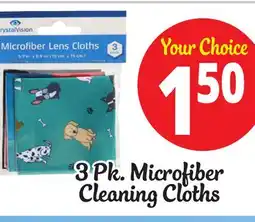 Ocean State Job Lot 3 Pk. Microfiber Cleaning Cloths offer