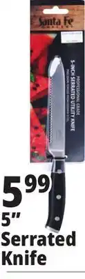 Ocean State Job Lot Santa Fe Professional Grade 5-Inch Serrated Utility Knife offer