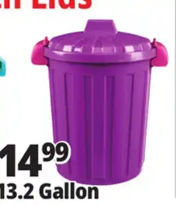 Ocean State Job Lot HemiCasa Large Clear Oscar Bin with Lid and Handles 50 L offer