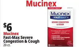 Ocean State Job Lot Mucinex Fast-Max Severe Congestion & Cough offer
