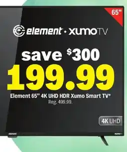 Meijer Element 65" 4K UHD HDR Xumo Smart TV offer