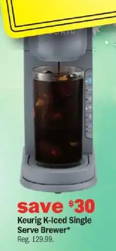 Meijer Keurig K-Iced Single Serve Brewer offer