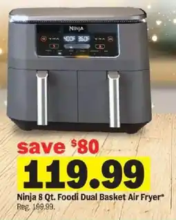 Meijer Ninja Foodi Dual Basket Air Fryer offer