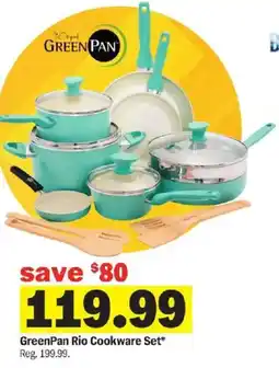 Meijer GreenPan Rio Cookware Set offer
