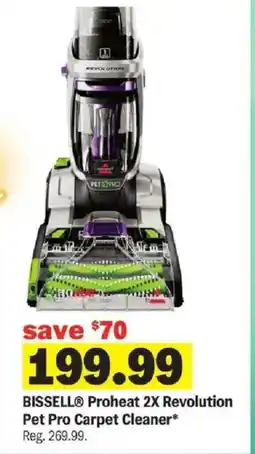 Meijer Bissell proheat 2x revolution pet pro carpet cleaner offer