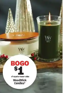Meijer WoodWick candles offer