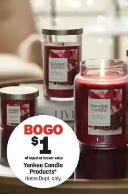 Meijer Yankee candle products offer