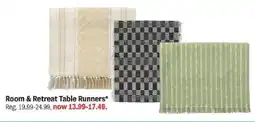 Meijer Room & Retreat Table Runners offer