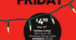 Lowe's 100-Count LED Christmas String Lights offer