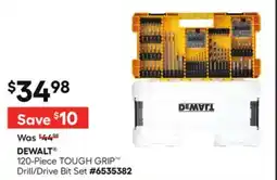 Lowe's 120-Piece TOUGH GRIP Drill/Drive Bit Set offer