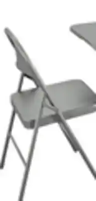 Lowe's Gray Folding Chair with Padded Vinyl Seat offer