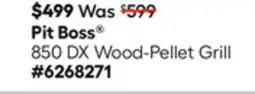 Lowe's 850 DX Wood-Pellet Grill offer