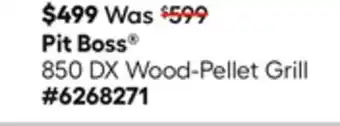 Lowe's 850 DX Wood-Pellet Grill offer