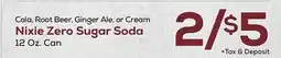 DeCicco & Sons Nixie Zero Sugar Soda offer