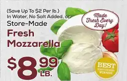 DeCicco & Sons Fresh Mozzarella offer