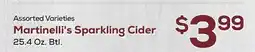 DeCicco & Sons Martinelli's Sparkling Cider offer