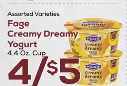 DeCicco & Sons Fage Creamy Dreamy Yogurt offer
