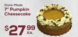 DeCicco & Sons 7 Pumpkin Cheesecake offer